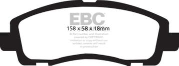 EBC 05-14 Honda Ridgeline 3.5 Greenstuff Front Brake Pads, Ophalen of Verzenden, Nieuw