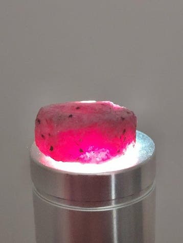 Robijn Ruw - Hoogte: 2.2 cm - Breedte: 2.2 cm- 14.36 g - (1)