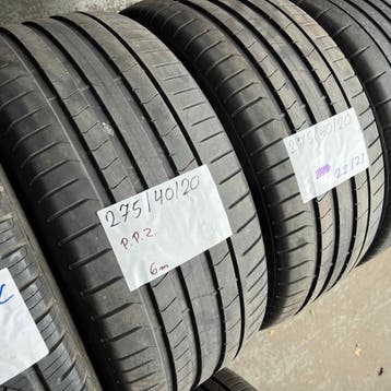 2 x Pirelli PZero 275-40-20 Zomerbanden 6mm, Gebruikt, 275 mm, Ophalen of Verzenden, Band(en)