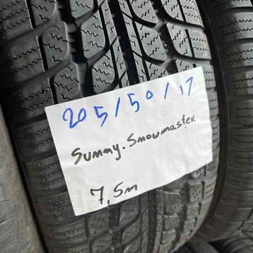 2 x Sunny 205-50-17 Winterbanden 7,5mm, Gebruikt, 17 inch, Band(en), Personenwagen