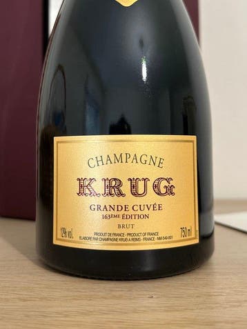 Krug, Grande Cuvée 163ème Edition - Champagne Brut - 1 Fles, Nieuw
