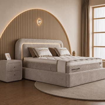 Pierrre Cardin Opbergboxspring Trento - 160 x 200, Nieuw