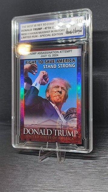 DONALD TRUMP 47th U.S. President - 1 Card, Nieuw