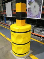 Kunststof kolombeschermer  -  Geel  -  x x 900 mm  -  Binnen, Verzenden