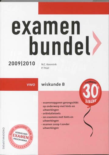 Examenbundel Vwo 2009/2010 Wiskunde B - P. Thiel, Verzenden, Gelezen, P. Thiel