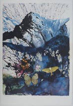Salvador Dali (1904-1989) - France : Les Alpes (Mont Blanc)