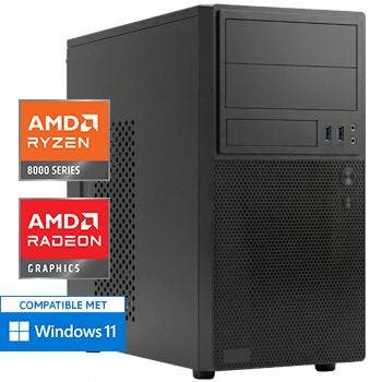 Ryzen 5 8500G - Radeon 740M - 32GB DDR5 - 1000GB Desktop PC, Computers en Software, Desktop Pc's