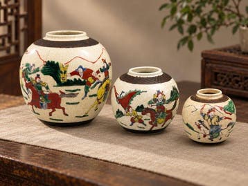 Pot (3) - Keramiek - gemberpotten Chenghua