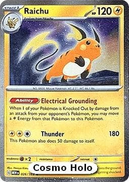 (Pre-order) Pokémon TCG - Raichu - 151 - Cosmos Holo 026/16, Verzenden, Zo goed als nieuw