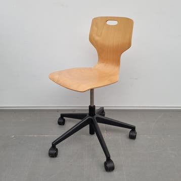 GROTE PARTIJ Ahrend houten werkstoel schoolstoel bureaustoel, Ophalen of Verzenden, Nieuw