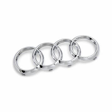 Origineel Audi logo - chroom, Ophalen of Verzenden, Nieuw, Audi
