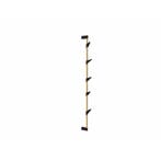 Cascando Bamboo wall 5 wandkapstok eikenhout - zwarte haken, Verzenden, Nieuw