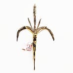 Crucifix - Verguld brons - 1970-1980 - Kruisbeeld Vintage -