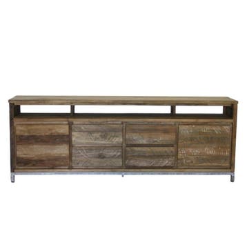 Dressoir New York 220cm, Ophalen of Verzenden, Nieuw