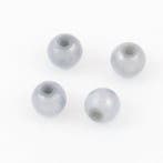 20 stuks miracle/3-D kraal grijs 4mm (Miracle Beads, Kralen), Ophalen of Verzenden, Nieuw, Kraal