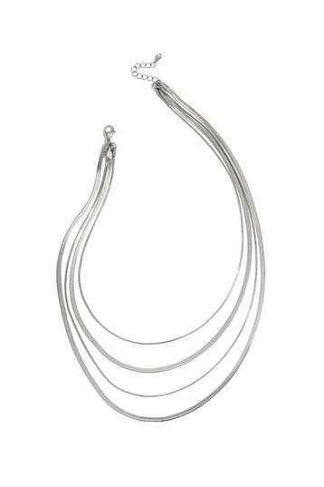 Goudlief Gelaagde visgraat kettingen (Gelaagde kettingen), Sieraden, Tassen en Uiterlijk, Kettingen, Verzenden, Nieuw, Zilver