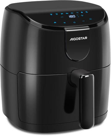 Airfryer - heteluchtfriteuse - 4L - 1500W - Zwart, Verzenden, Zo goed als nieuw