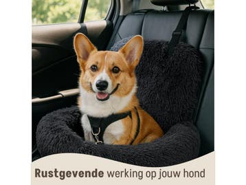 By Cee Cee Fluffy - Autostoel Hond - Veiligheidsriempje -, Verzenden, Nieuw