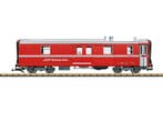 LGB 30693 Gepäckwagen RhB Epoche VI, Metallrader, Overige typen, Nieuw, Ophalen of Verzenden, LGB