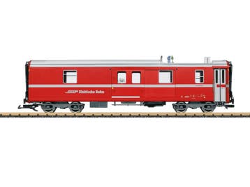 LGB 30693 Gepäckwagen RhB Epoche VI, Metallrader, Overige typen, Nieuw, Ophalen of Verzenden, LGB