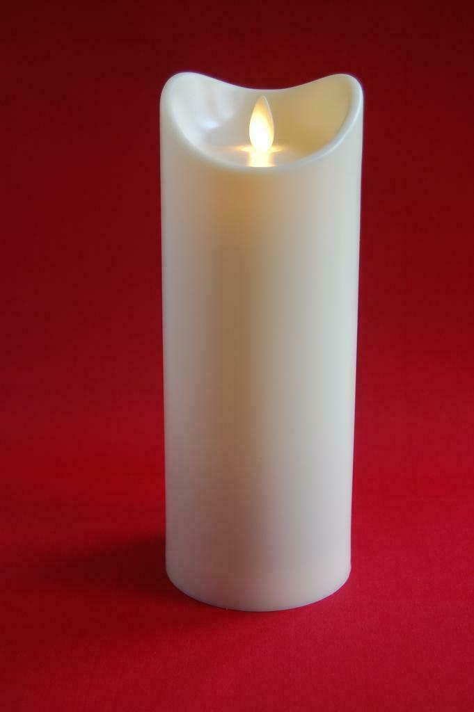 Realistische kaars 22,5 cm., Diversen, Kerst, Nieuw, Ophalen of Verzenden