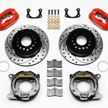 Wilwood Forged Dynalite P/S P-B Kit Drilled-Red New Big Ford, Ophalen of Verzenden, Nieuw