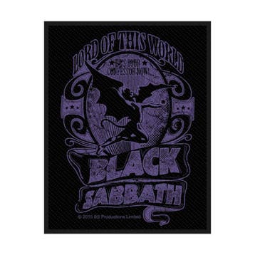 Black Sabbath Lord of This World patch officiële merchandise, Ophalen of Verzenden, Nieuw, Kleding