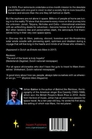One-way trip to Mars 9789463385176 Johan Bakker, Verzenden, Zo goed als nieuw, Johan Bakker