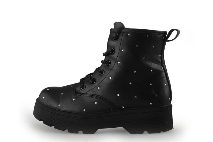 Skechers Veterboots Meisjes in maat 35 Zwart, Kinderen en Baby's, Kinderkleding | Schoenen en Sokken, Jongen of Meisje, Zo goed als nieuw
