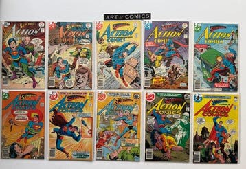 Action Comics #466, #468, #469, #470, #475, #476, #489,, Boeken, Nieuw