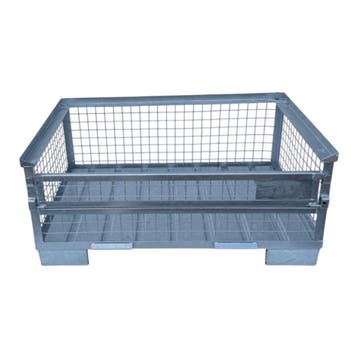 Gitterbox GB022 half thermisch verzinkt 1240 x 835 x 550 mm