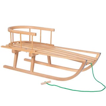 Slee + rugleuning | Gelakt Beukenhout | Neutraal, Kinderen en Baby's, Ophalen of Verzenden, Nieuw