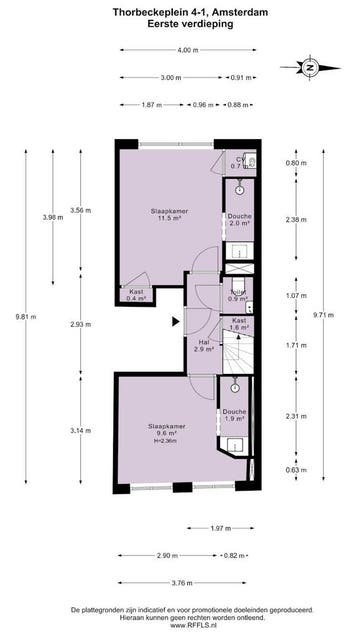 Eigen Kamer aan Thorbeckeplein, Amsterdam, 50 m² of meer, Amsterdam