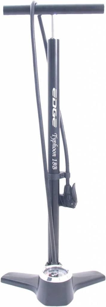 Hogedruk Fietspomp Edge Tyfoon 18B - Vloerpomp, Fietsen en Brommers, Fietsaccessoires | Fietspompen, Verzenden, Nieuw
