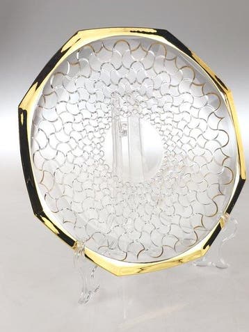 Secoloventesimo - Schotel - Arabesque - 24 kt goud - Bord