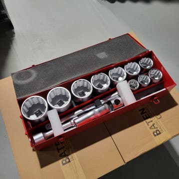 Nieuwe doppenset 1 doppen tot 80mm TengTools M1115mm, Verzenden, Nieuw, Overige typen