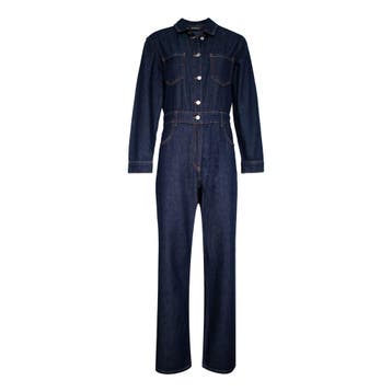 Pennyblack • donkerblauwe denim jumpsuit • 36 (IT42), Kleding | Dames, Jumpsuits, Nieuw, Pennyblack, Maat 36 (S), Verzenden