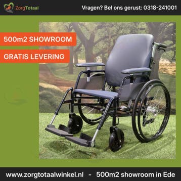 Rolstoel - Life & Mobility My Plus, Ophalen of Verzenden, Gebruikt, Handbewogen rolstoel