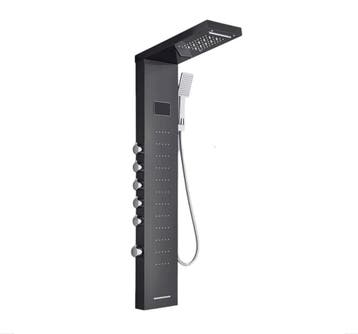 Douchepaneel Opbouwdouche SaniSupreme® Como LCD Premium mat, Ophalen of Verzenden, Nieuw, Koper, Douche