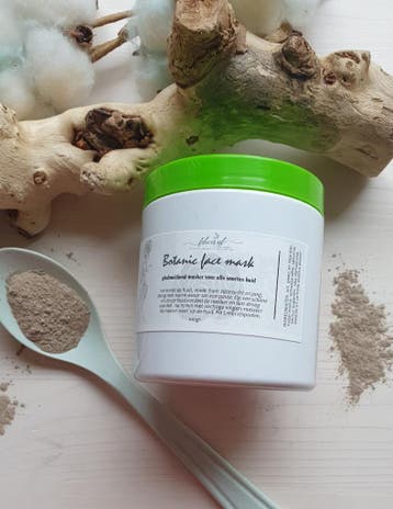 Botanische gezicht klei masker - voor alle huid types -, Nieuw