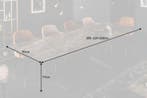 Uitschuifbare eettafel EUPHORIA 180-220-260cm taupe, Huis en Inrichting, Tafels | Eettafels, Ophalen of Verzenden, Nieuw