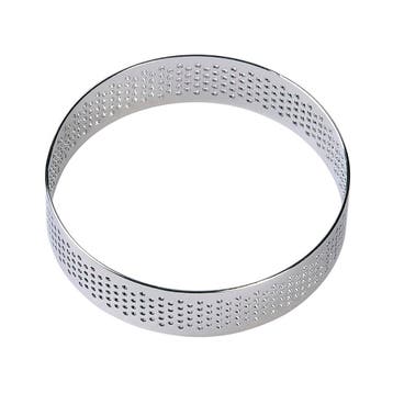 BrandNewCake Taartring RVS Geperforeerd Ø8x2cm, Hobby en Vrije tijd, Taarten en Cupcakes maken, Verzenden, Nieuw