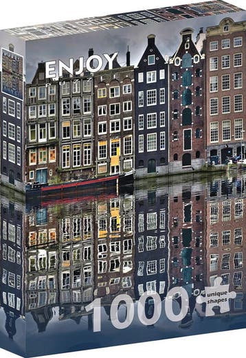 Amsterdam Houses Puzzel (1000 stukjes) | Enjoy Puzzle -, Verzenden, Nieuw
