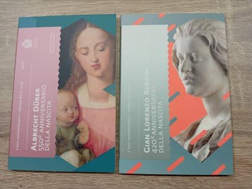 San Marino. 2 Euro 2018/2021  Bernini  +  Dürer  (2