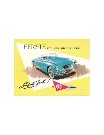 1956 MG MGA BROCHURE NEDERLANDS, Nieuw, Author