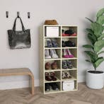 vidaXL Schoenenrek 54x34x100,5 cm bewerkt hout sonoma, Verzenden, Nieuw