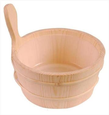 Sawo sauna emmer met 3l of 4l plastic inzet, Verzenden, Nieuw