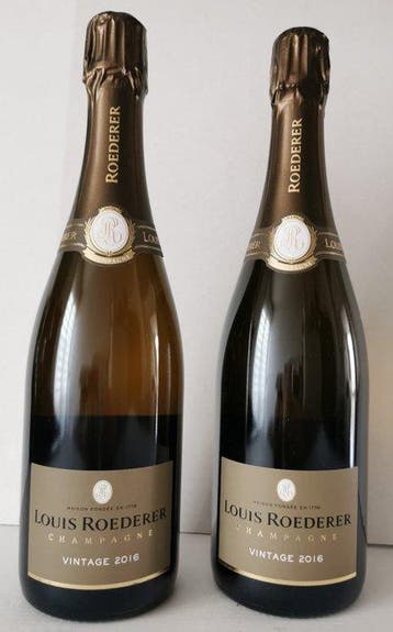 2016 Louis Roederer, Vintage - Champagne - 2 Flessen (0.75, Nieuw