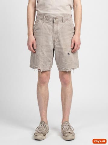 Carhartt Korte broeken Heren maat W32 Beige Vintage, Ophalen of Verzenden, Nieuw