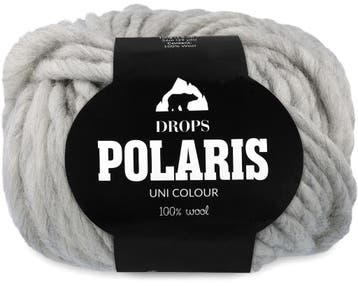 DROPS Polaris Uni Colour - 11 lichtgrijs - Wol Garen, Ophalen of Verzenden, Nieuw